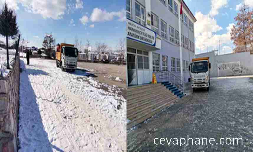 Battalgazi Belediyesi'nden Kar Yağışına Erken Müdahale: Tuzlama Çalışmaları Devam Ediyor