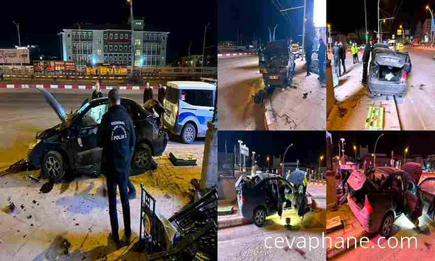 Malatya'da Feci Kaza: Kontrolden Çıkan Araç Duvara Çarptı, 1 Ölü, 1 Yaralı