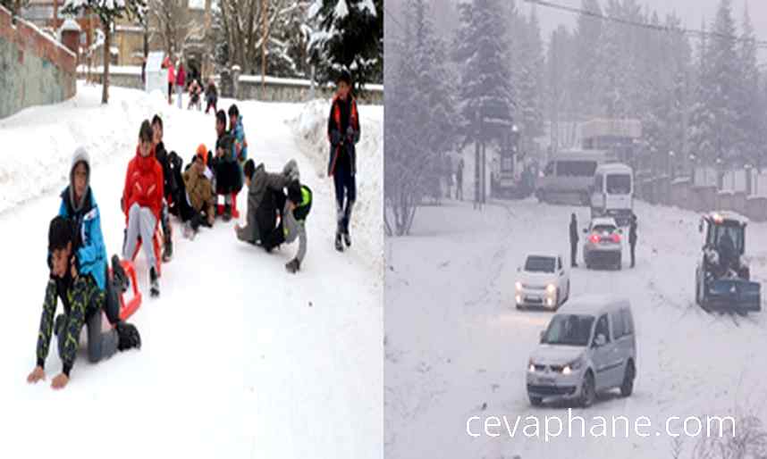 Kar Yağışı Okulları Tatil Ettirdi: 9 İlde Eğitime Ara Verildi