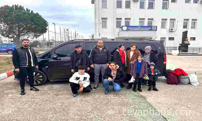 Tekirdağ Marmaraereğlisi'nde Yol Kontrolünde 10 Düzensiz Göçmen Yakalandı