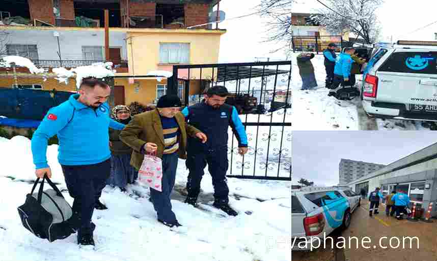 Kar Engeline Takılan Diyaliz Hastasına UMKE'den Yardım Eli