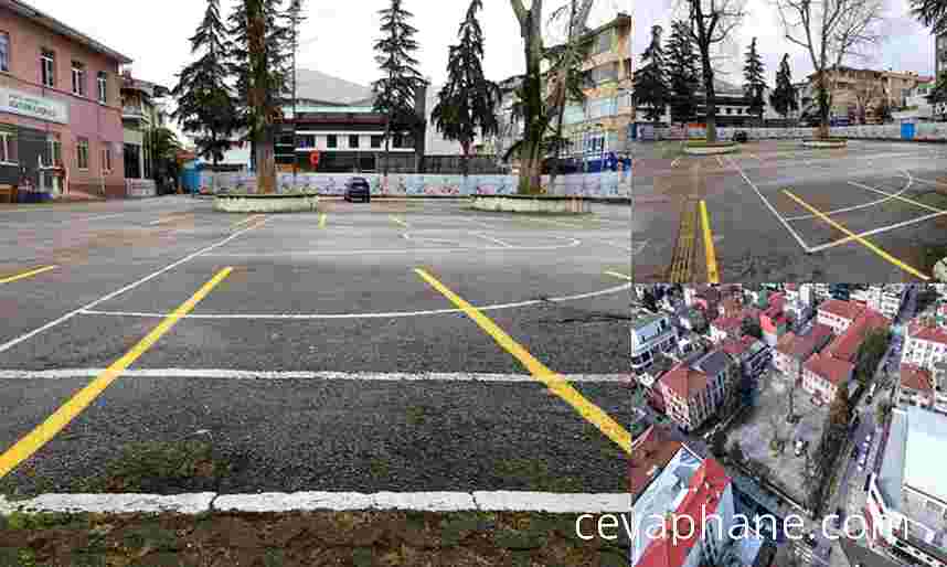 Sakarya'da Otopark Sorununa Çözüm: Eski Okul Bahçesi Otopark Oldu