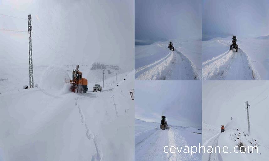 Iğdır'da Kar ve Tipi Sonrası Kapanan Köy Yolları Ulaşıma Açıldı