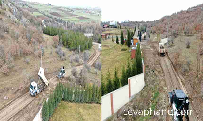 İnönü Belediyesi'nden İsmetpaşa Mahallesi'nde Stabilize Yol Çalışması