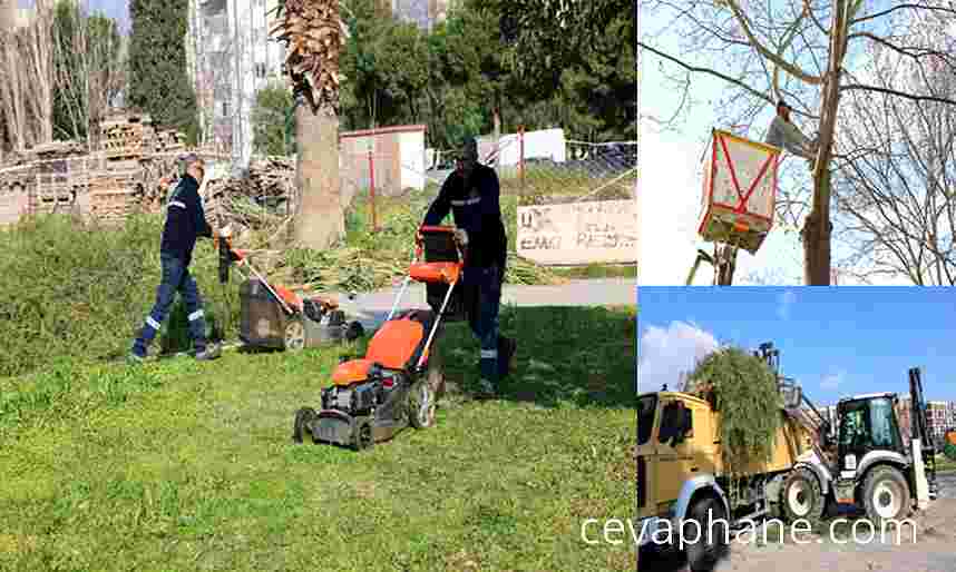 Bayraklı Belediyesi'nden Park ve Yeşil Alanlara Kapsamlı Bakım