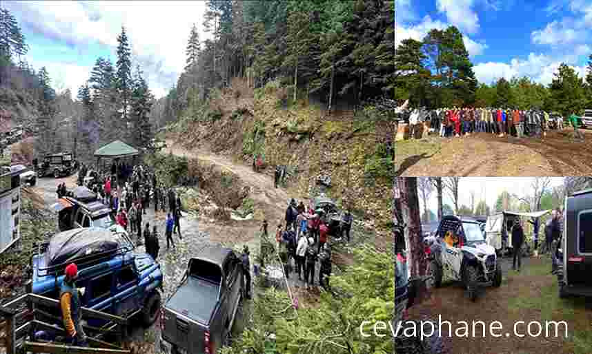 Kazdağları'nda Off-Road Heyecanı: Tutkunlar Zorlu Parkurlarda Yarıştı