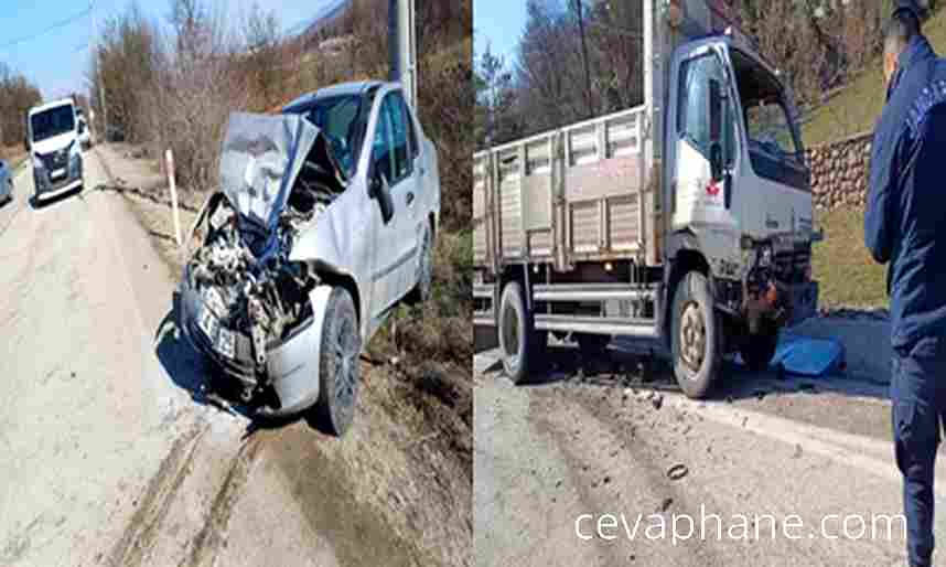 Bolu'da Kamyonet ve Otomobil Çarpıştı: Baba ve Oğlu Yaralandı