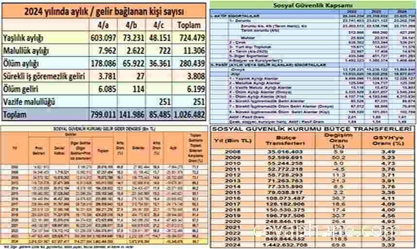 2024'te 724 Bin Kişi Emekli Oldu: SGK Verileri ve Aktif-Pasif Oranı