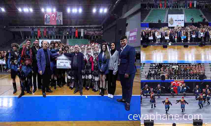 Kale Mustafa Şipar Anadolu Lisesi Halk Oyunları Yarışmasında Şampiyon