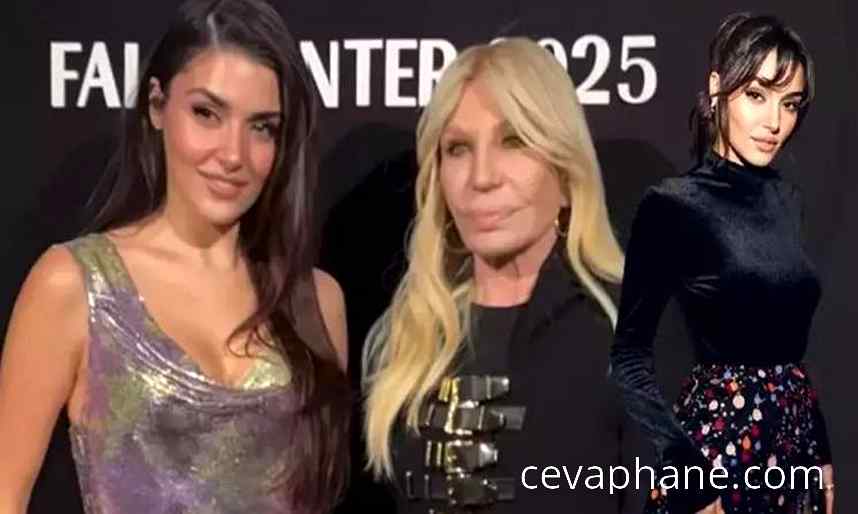 Hande Erçel ve Donatella Versace Milano'da Aynı Karede: Sosyal Medya Coştu!