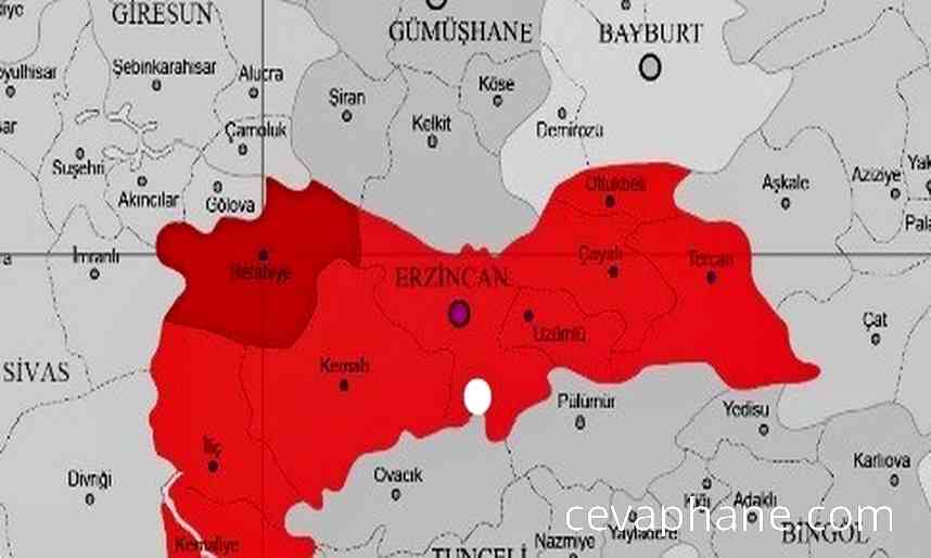 Son Dakika: Erzincan Kemah'ta 2.5 Büyüklüğünde Deprem