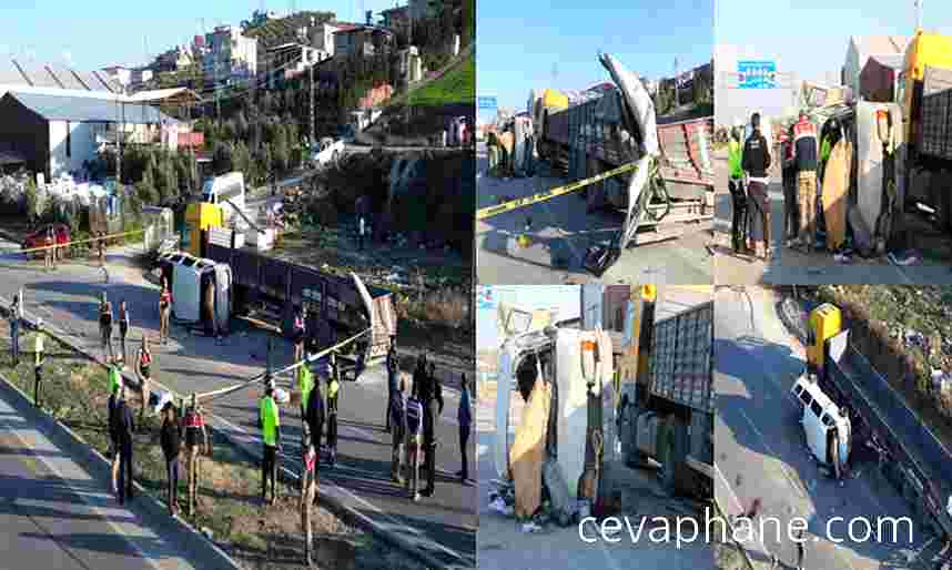 Hatay'daki Feci Kaza: 6 Ölü, Kaza Yeri Havadan Görüntülendi