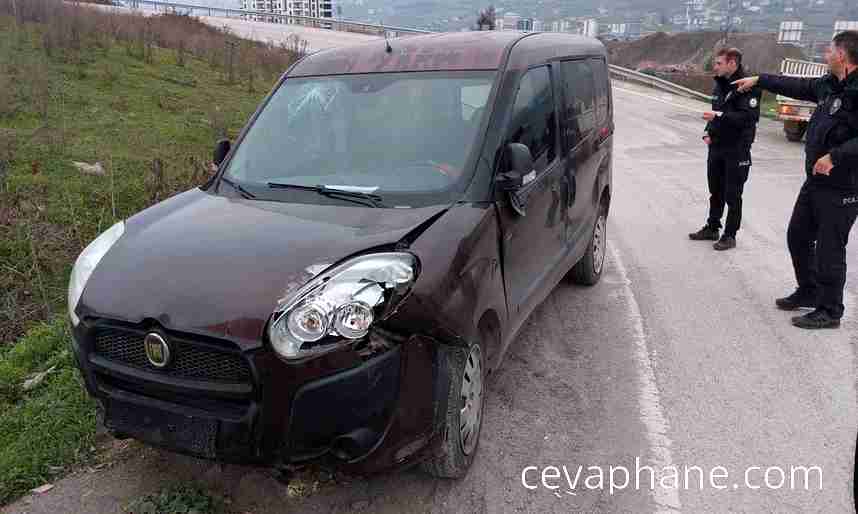 Samsun'da Trafik Kazası: İki Yaralı