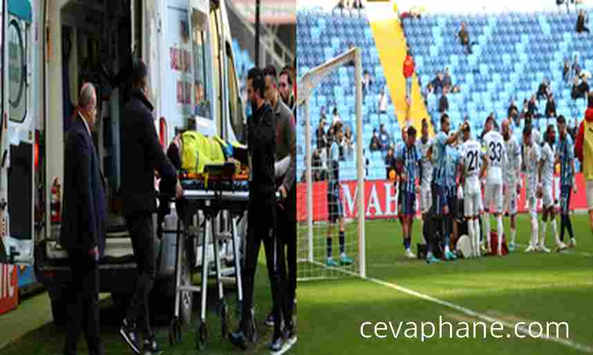 Adana Demirspor - Bodrum FK Maçında Korkutan Anlar: Vedat Karakuş Hastaneye Kaldırıldı