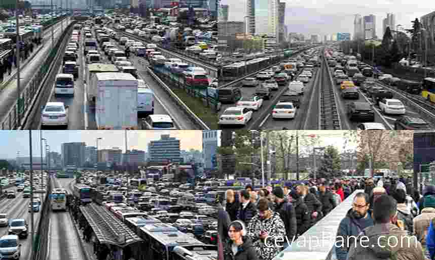 İstanbul'da Trafik Çilesi: Yoğunluk Yüzde 80'e Ulaştı, İftar Vakti Kaosu