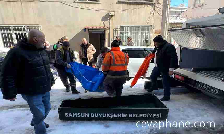 Samsun'da Sobadan Sızan Gaz Yaşlı Çiftin Hayatını Kaybetti