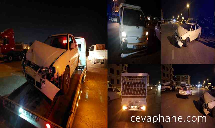 Manavgat'ta Kamyonet ve Otomobil Çarpıştı: 1 Yaralı