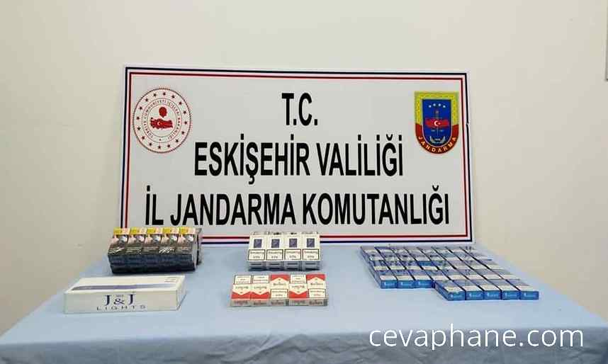 Eskişehir'de Jandarmadan Kaçak Sigara Operasyonu: 117 Paket Sigara Ele Geçirildi