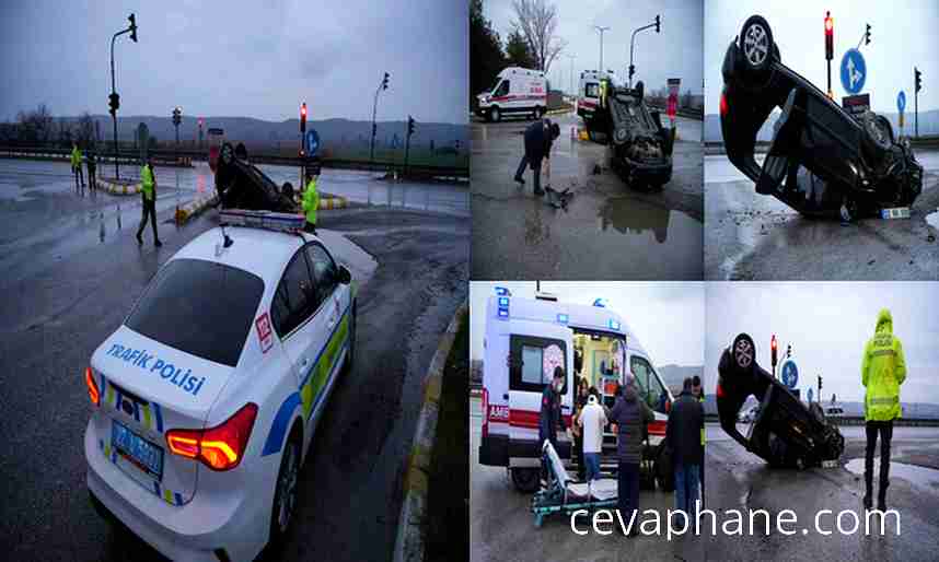 Edirne'de Feci Kaza: Kontrolden Çıkan Otomobil Takla Attı, 2 Yaralı