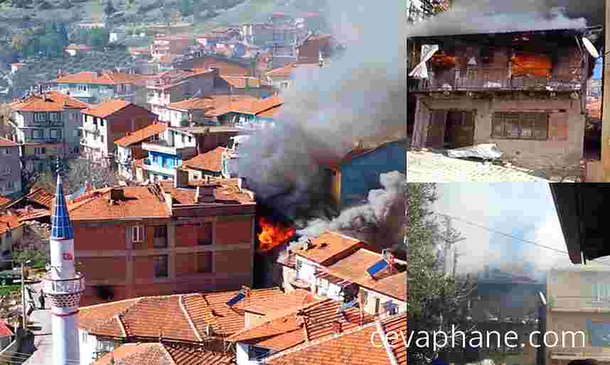 Denizli'de Yaşlı Kadının Evi Yangında Kül Oldu