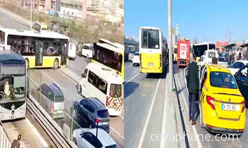 İETT Otobüsü Kontrolden Çıktı: Esenyurt'ta Trafik Kazası! 1 Yaralı